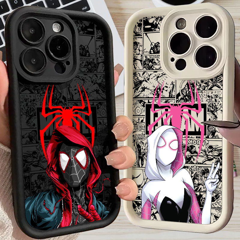 Phone Cases Iphone 17 Pro Max - Etui Spiderman Miles Morales Gwen Marvel