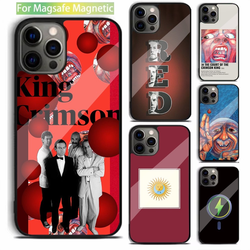 Phone Cases Pinterest - Czerwone etui na telefon C-Crimson King