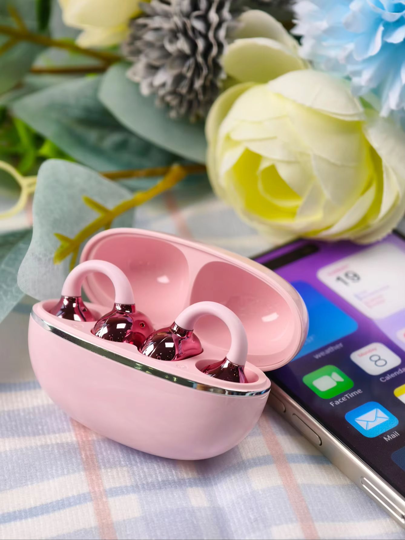 Phone Cases Viral - Słuchawki douszne z klipsem 2026, odkryte
