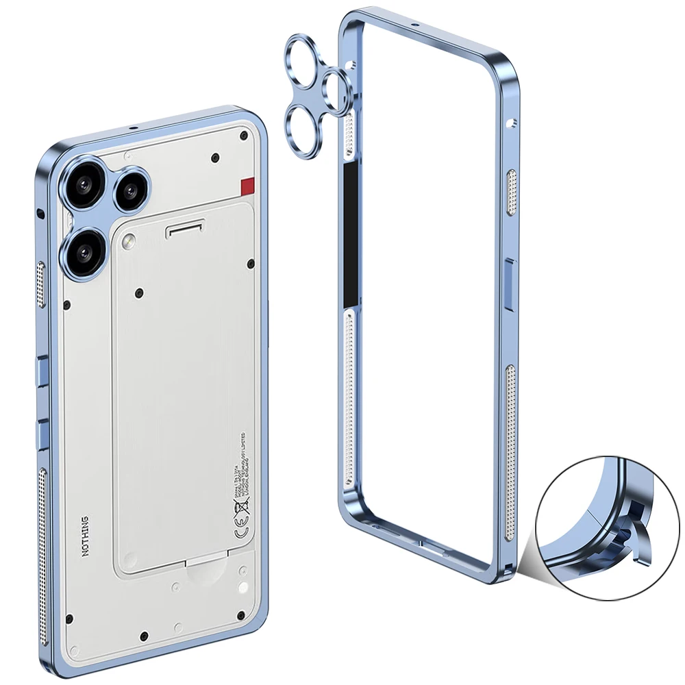 Phone Cases Nothing 3A - Aluminiowy metalowy ramowy bumper do Nothing