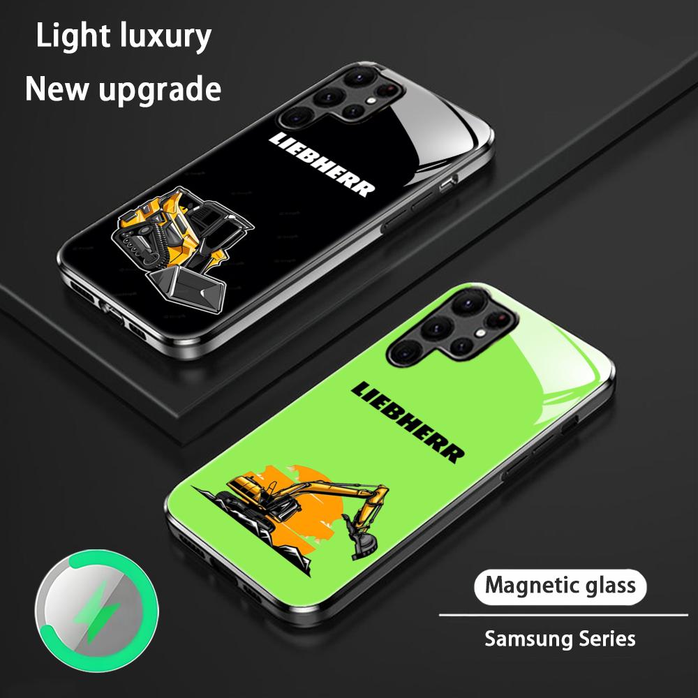 Phone Cases Magnetic - Etui na telefon LOGO L-liebherr Excavator