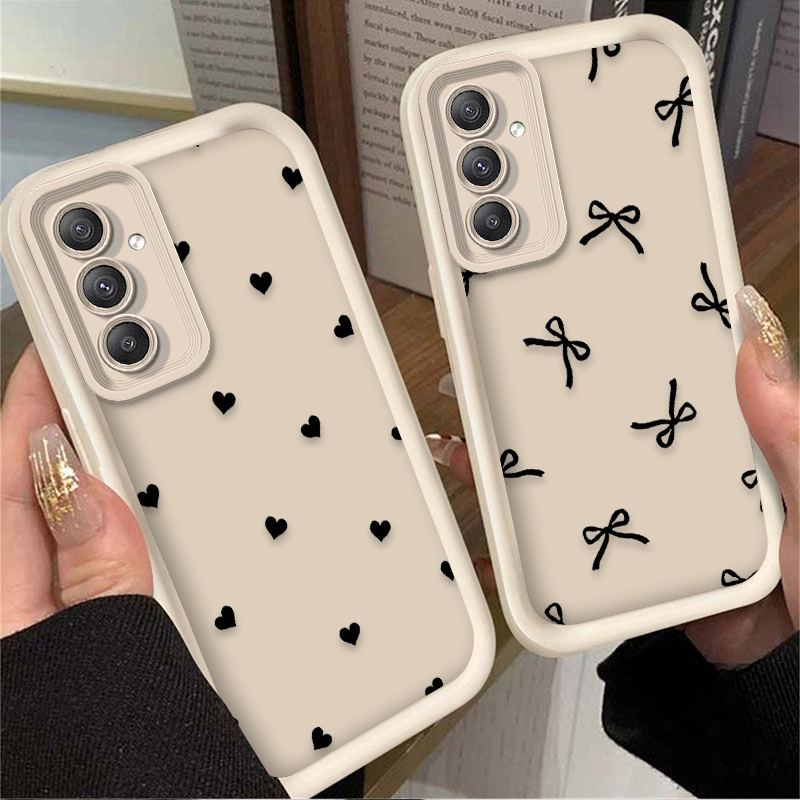 Czarne etui z motywem serca, k – Phone Cases Samsung Galaxy recenzja i cena