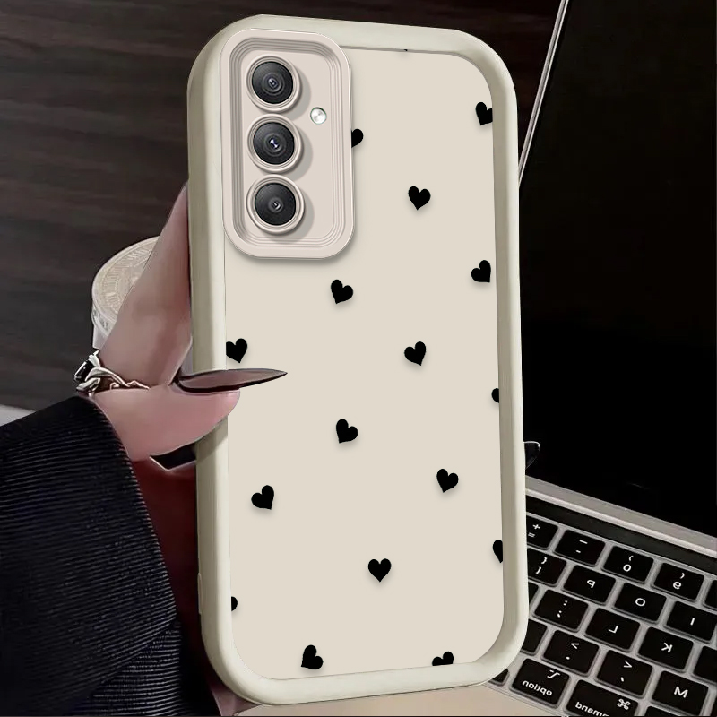 Czarne etui z motywem serca, k – Phone Cases Samsung Galaxy recenzja i cena