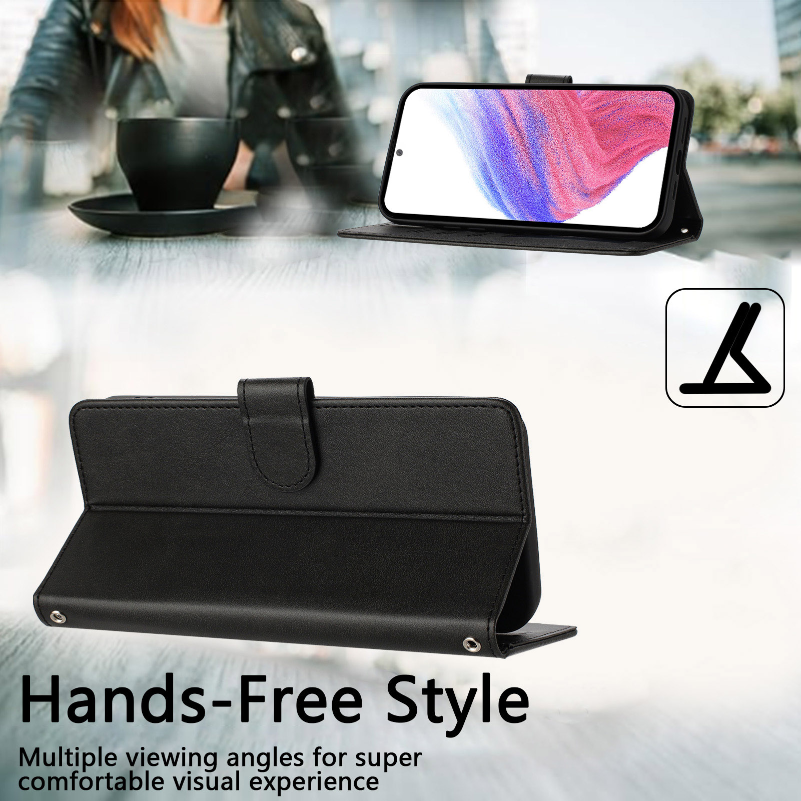 Etui z klapką, skórzane, do Sa – Phone Cases With Wallet On Back recenzja i cena