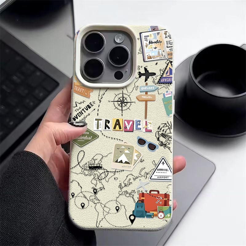 Etui na telefon z wzorem mapy  – Phone Cases Leather recenzja i cena