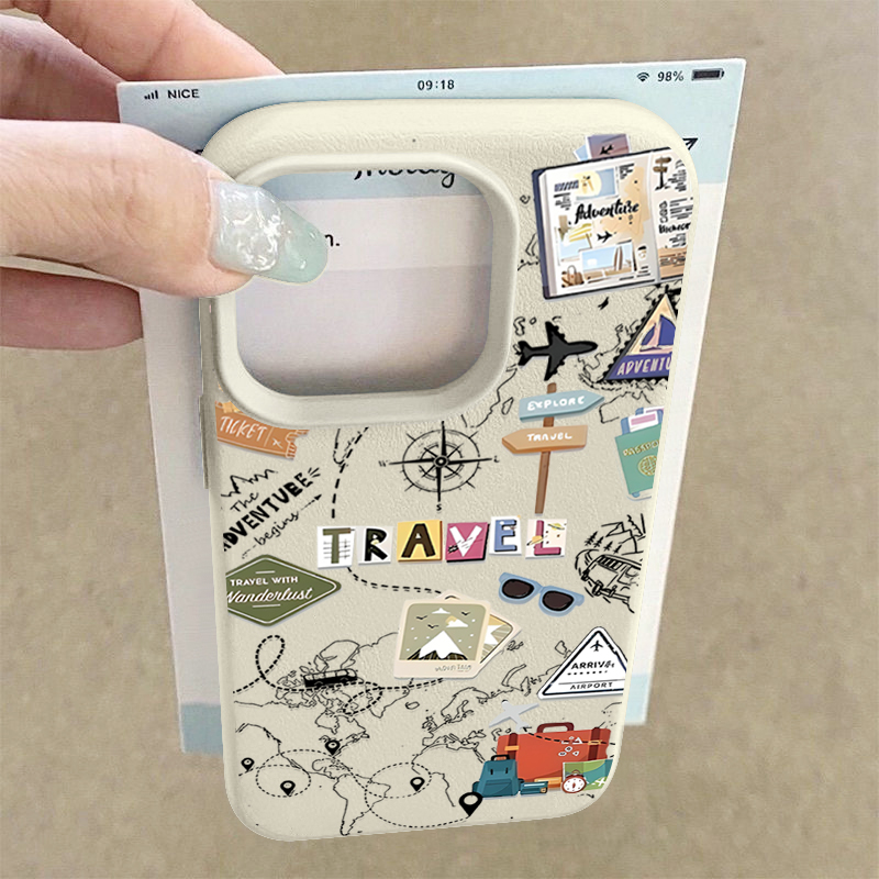 Etui na telefon z wzorem mapy  – Phone Cases Leather recenzja i cena