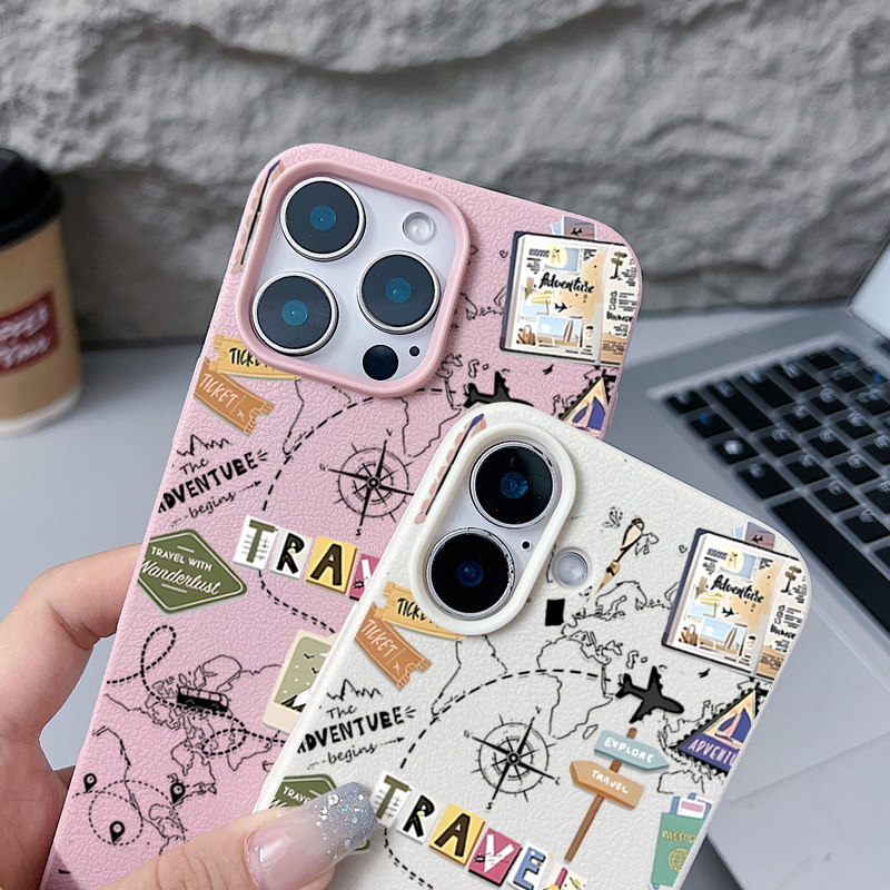 Etui na telefon z wzorem mapy  – Phone Cases Leather recenzja i cena