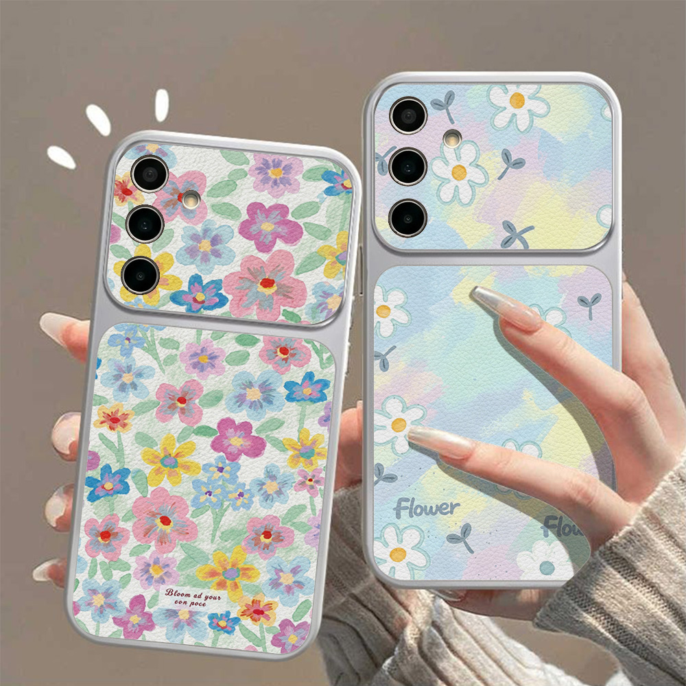 Kolorowe, kwiatowe skórzane et – Phone Cases Leather recenzja i cena