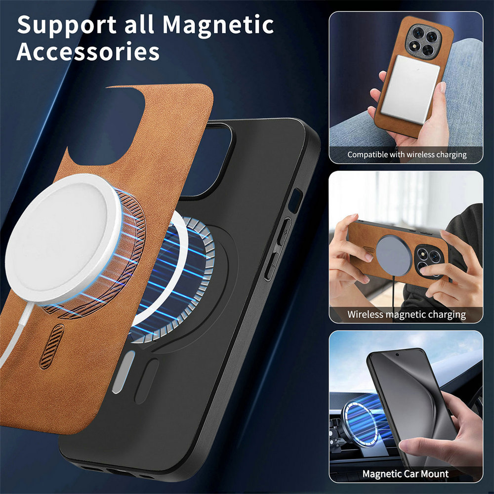 Luksusowe skórzane etui z magn – Phone Cases With Wallet On Back recenzja i cena